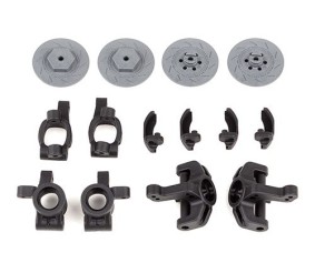 Team Associated Reflex 14R Steering And Caster Blocks, Rear Hubs, And Brake Discs Team Associated Reflex 14R Steering And Caster Blocks, Rear Hubs, And Brake Discs