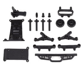 Team Associated Reflex 14MT Bumper, Wheelie Bar, Body Mount Set Team Associated Reflex 14MT Bumper, Wheelie Bar, Body Mount Set