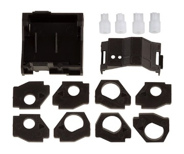 Team Associated SR27 Motor Pod Set, long wheelbase 