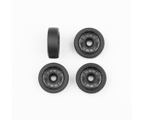 Team Associated SR27 Turbine Wheel and Tire Set