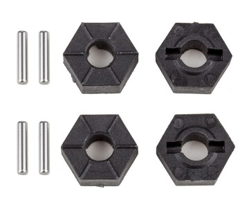 Team Associated Rival MT10 Wheel Hexes, 12mm