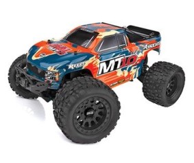Team Associated Rival MT10 Body, Orange/Blue