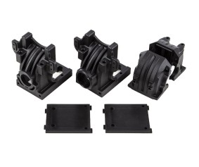Team Associated RIVAL MT8 Front and Rear Gearbox Set