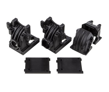 Team Associated RIVAL MT8 Front and Rear Gearbox Set