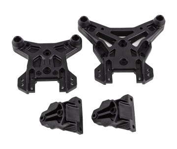 Team Associated RIVAL MT8 Shock Towers and Center Brace Mounts