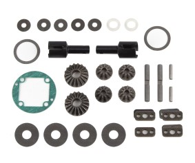 Team Associated RIVAL MT8 Front and Rear Differential Rebuild Set