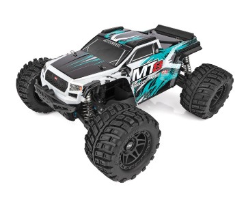 Team Associated Rival MT8 Body Set, Teal, Painted (Parts for the #20521, #20521C)