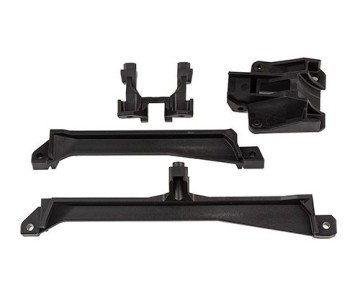 Team Associated SR7 Upper Chassis Brace Set, front and rear