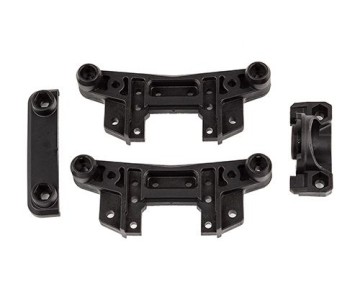 Team Associated SR7 Shock Tower and Rear Bearing Support Set