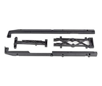 Team Associated SR7 FT Lower Chassis Brace Set, carbon