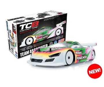 Team Associated 1/10 TC8 Graphite-Spec Team Kit
