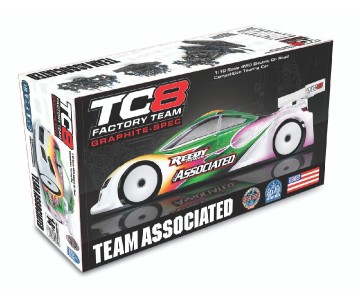 Team Associated 1/10 TC8 Graphite-Spec Team Kit