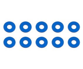 Team Associated Aluminum Bulkhead Washers, 7.8x0.5 mm (10)