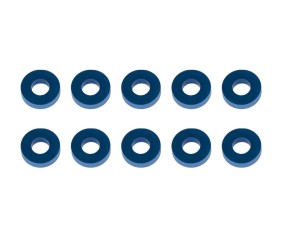 Team Associated Washers, 7.8x3.5x2.0mm, blue aluminum Team Associated Washers, 7.8x3.5x2.0mm, blue aluminum