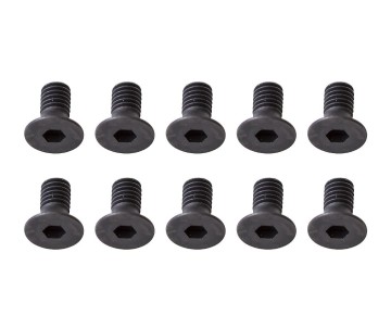 Team Associated Screws, M2.5x8mm FHCS, 2mm hex (10)
