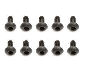 Team Associated Screws, M2x0.4x4 mm BHCS (10pcs) 