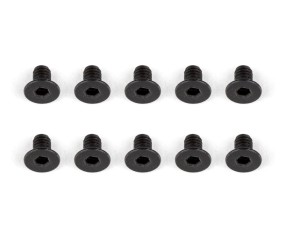 Team Associated Screws, M2.5x4 mm FHCS