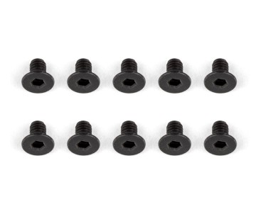 Team Associated Screws, M2.5x4 mm FHCS