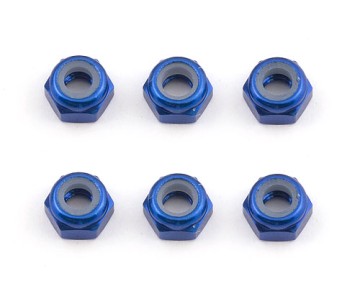 Team Associated 3mm Aluminum Factory Team Locknut M3 (10)