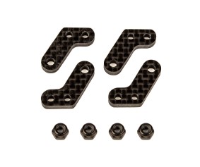 Team Associated Apex2 FT Steering Arms, Carbon Fiber
