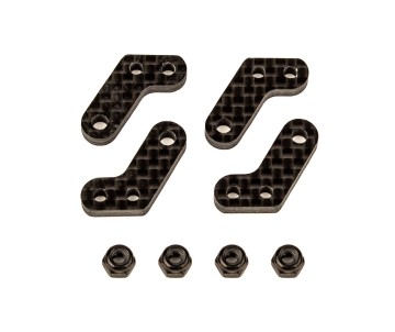 Team Associated Apex2 FT Steering Arms, Carbon Fiber