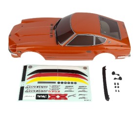 Team Associated Apex2 Sport, Datsun 240Z Body, 918 Orange (Parts for the #30125, #30125C )