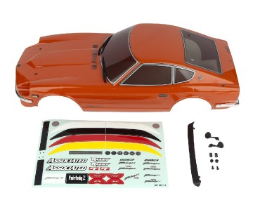Team Associated Apex2 Sport, Datsun 240Z Body, 918 Orange (Parts for the #30125, #30125C )