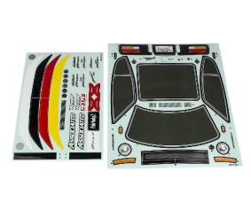 Team Associated Apex2 Sport, Datsun 240Z Decal Sheet (Parts for the #30125, #30125C )