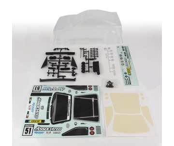 Team Associated Apex2 Sport, A550 body, Clear (Parts for the #30126, #30126C) 