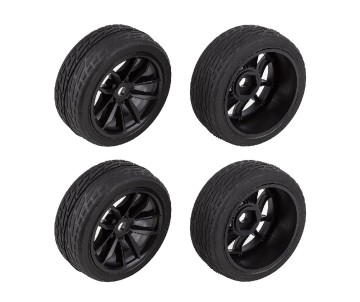 Team Associated Apex2 Sport Nissan Z Wheels and Tires Mounted