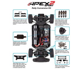 Team Associated Apex2 Rally Conversion Kit