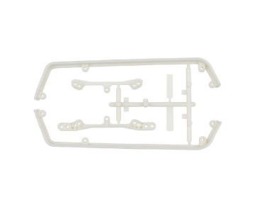 Team Associated 6x6 Side Rails And Tower Covers, Natural