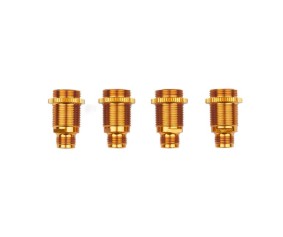 Team Associated 6x6 Aluminum Shock Bodies, Gold