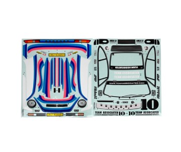 Team Associated RC10 4x4 Rally Body Decal Set