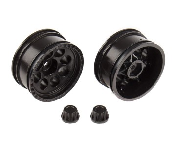 Team Associated CR12 Tioga Wheels, black