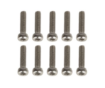 Team Assocoated Screws, M2.6x10mm SHCS, Silver