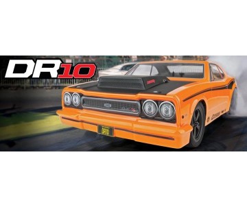 Team Associated DR10 Drag Race Car RTR LiPo Combo - Orange