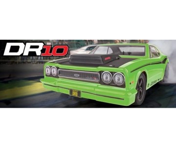 Team Associated DR10 Drag Race Car RTR LiPo Combo - Green