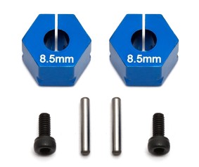 Team Associated 8.5mm Aluminum Factory Team Clamping Wheel Hex (2) (Blue)