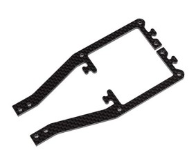 Team Associated SR10M Side Braces, carbon fiber