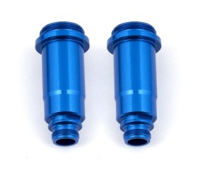 Team Associated Shock Bodies, 12x27.5 mm, front, blue aluminum