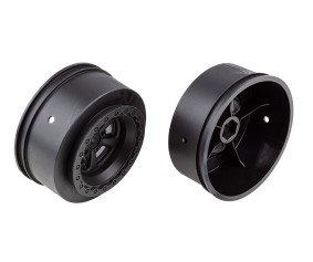 Team Associated DR10 Drag Rear Wheels, black