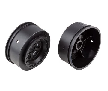 Team Associated DR10 Drag Rear Wheels, black