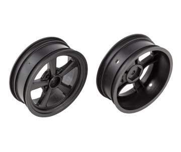 Team Associated DR10 Drag Front Wheels, black