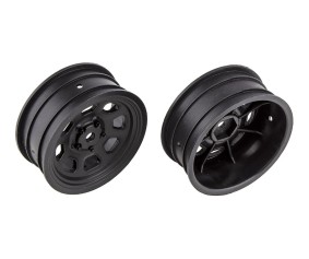 Team Associated SR10 Front Wheels, black
