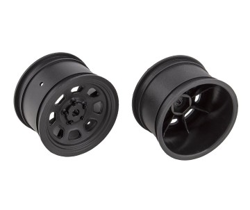 Team Associated SR10 Rear Wheels, black