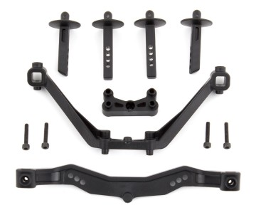 Team Associated SC6.1 Body Mounts, front and rear