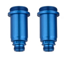 Team Associated SR10 Shock Bodies, 12x23mm, front, blue aluminum