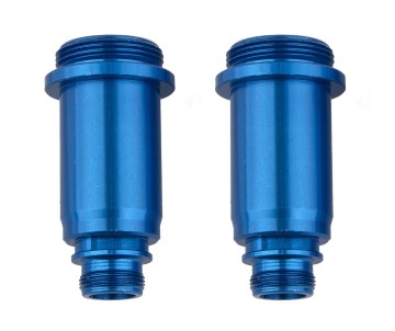 Team Associated SR10 Shock Bodies, 12x23mm, front, blue aluminum