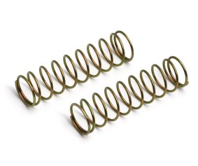 Team Associated Front Shock Springs, gold, 3.70 lb/in